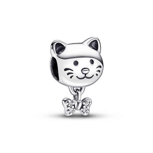 Pandora Pet Cat  Bow Charm