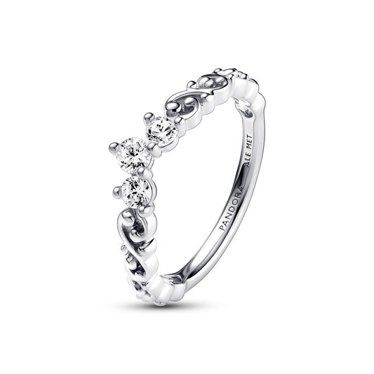 Pandora Silver Regal Swirl Tiara Ring