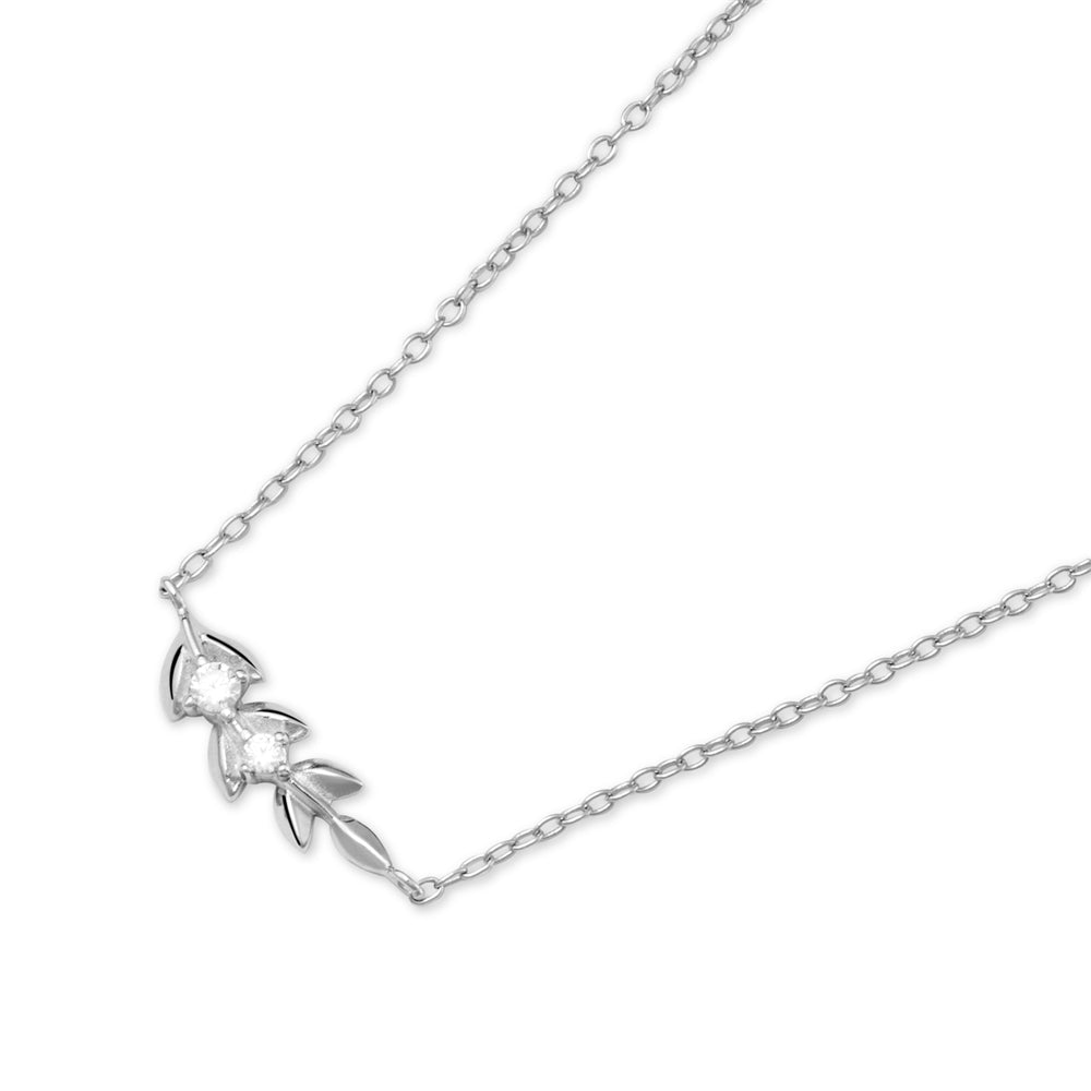Seek + Find Grow Silver Necklace