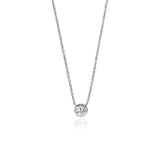 Seek + Find Calm Silver Necklace