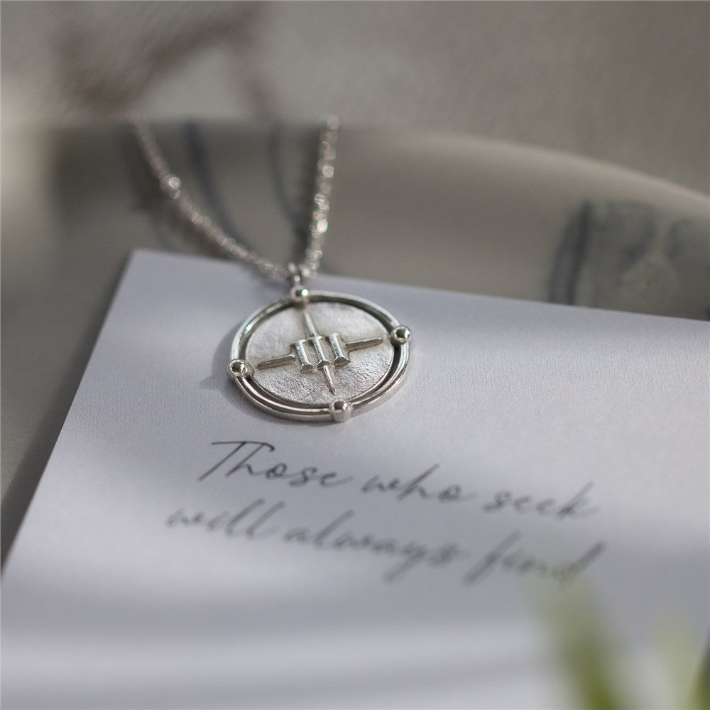 Seek + Find Seekers Silver Necklace