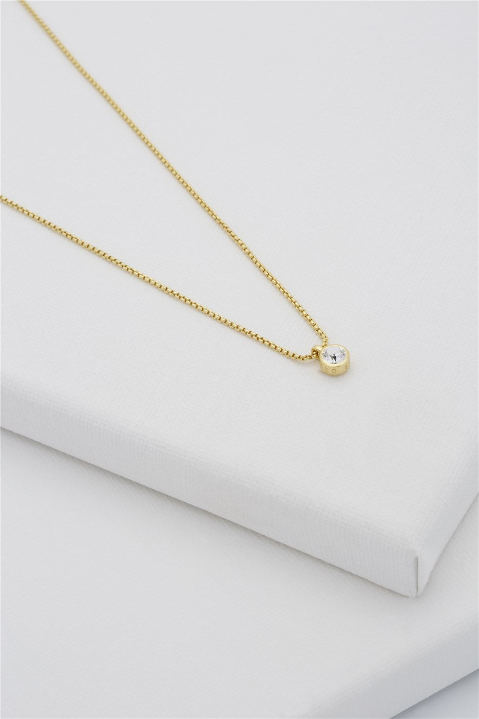 Ted Baker Gold Crystal Necklace