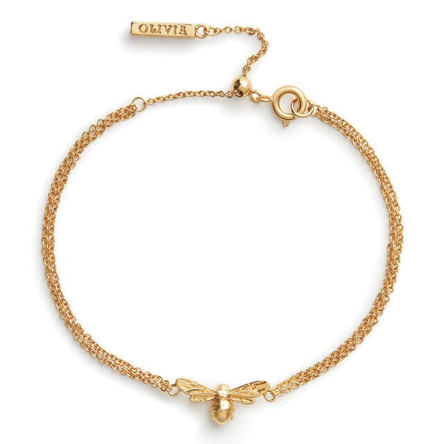 Olivia Burton Gold Lucky Bee Bracelet