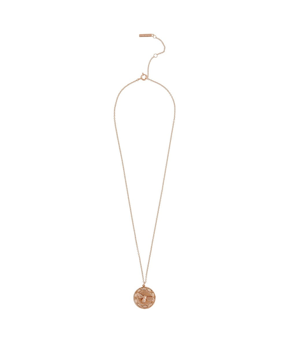 Olivia Burton Rose Gold Lucky Bee Necklace