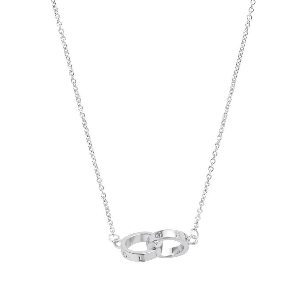 Olivia Burton Silver Interlink Necklace