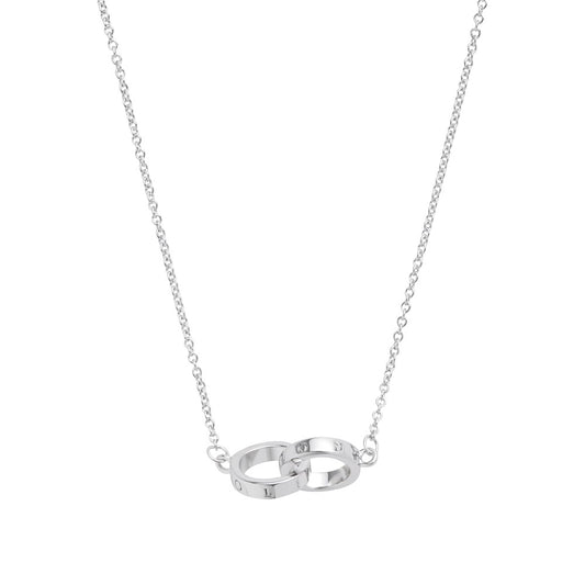 Olivia Burton Silver Interlink Necklace