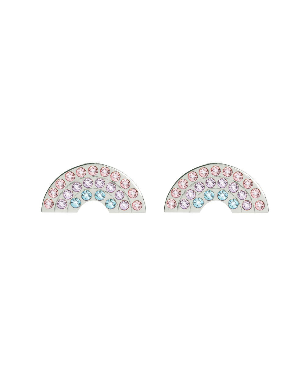 Olivia Burton Silver Rainbow Earrings