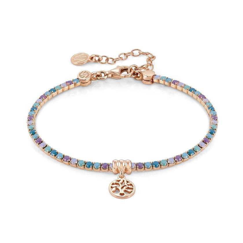 Nomination Rose Gold Chic Mixed Crystal Tree Of Life Bracelet