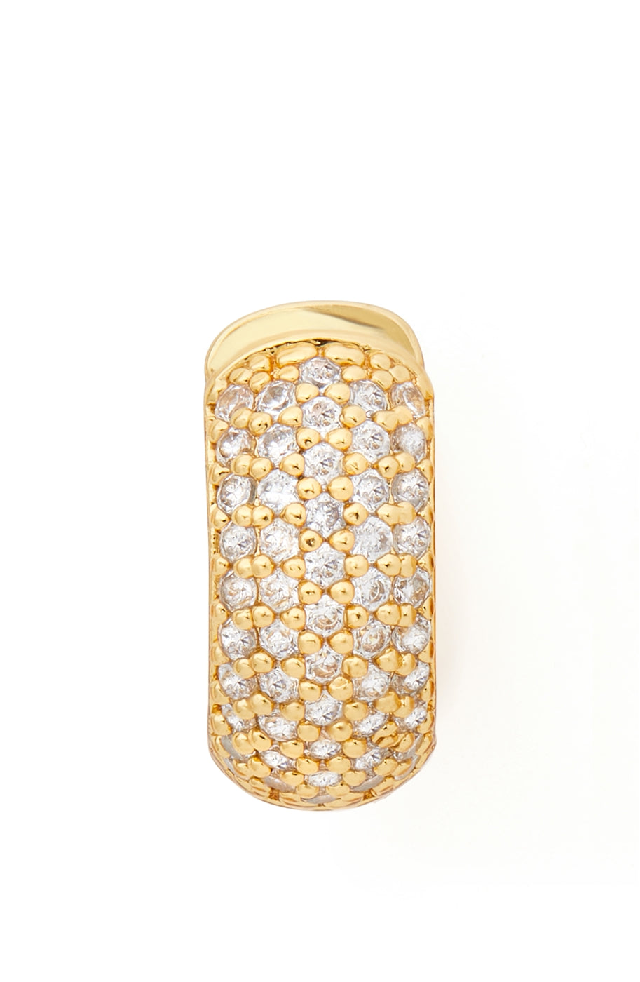 Kate Spade New York Gold Pavé Huggies
