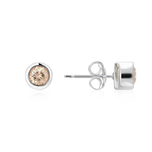 Argento November Birthstone Crystal Earrings
