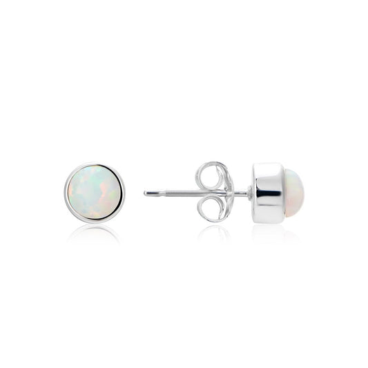 Argento October Birthstone Crystal Earrings