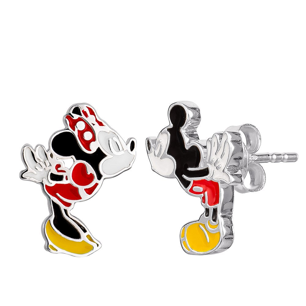 Disney Mickey & Minnie Mouse Kiss Earrings