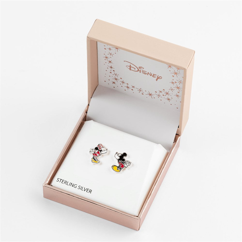 Disney Mickey & Minnie Mouse Kiss Earrings