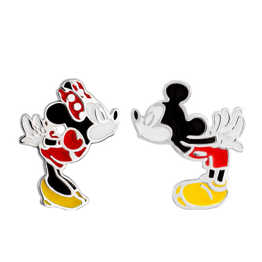 Disney Mickey & Minnie Mouse Kiss Earrings