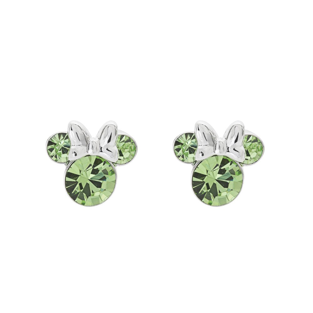 Disney Minnie Mouse August Birthstone Earrings