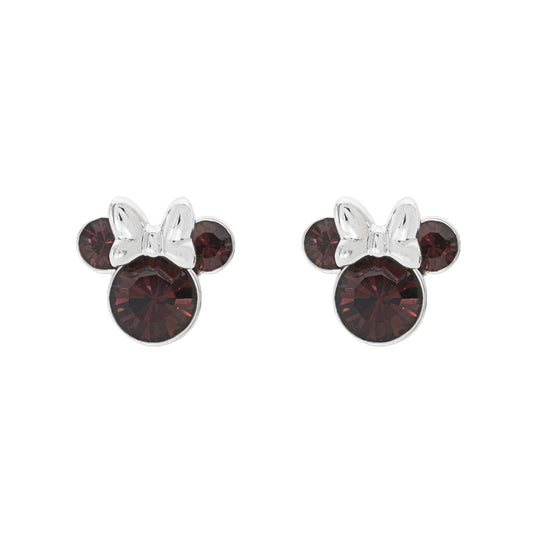 Disney Minnie Mouse January Birthstone Earrings