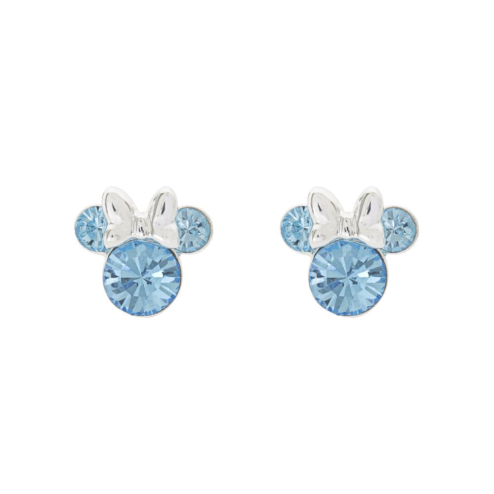 Disney Minnie Mouse March Birthstone Earrings