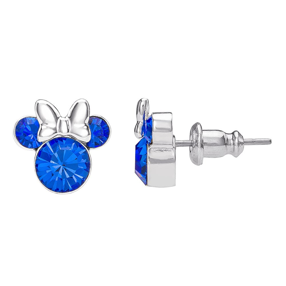 Disney Minnie Mouse September Birthstone Earrings