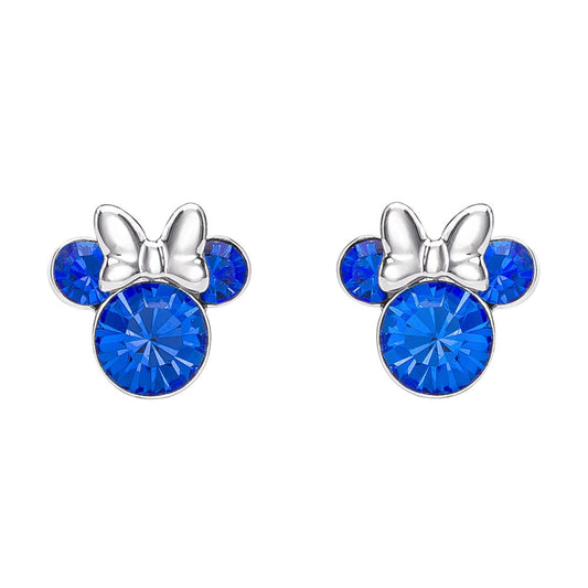 Disney Minnie Mouse September Birthstone Earrings