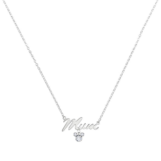 Disney Silver Mum Mickey Mouse Necklace