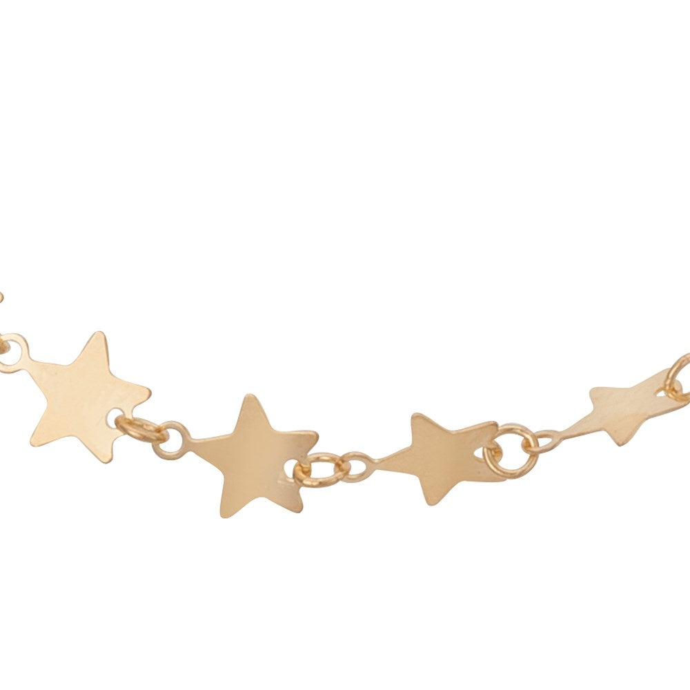 Argento Recycled Gold Star Choker Necklace