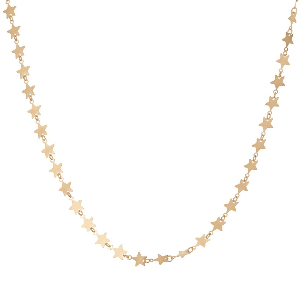 Argento Recycled Gold Star Choker Necklace