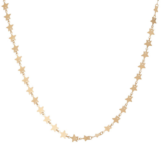 Argento Recycled Gold Star Choker Necklace