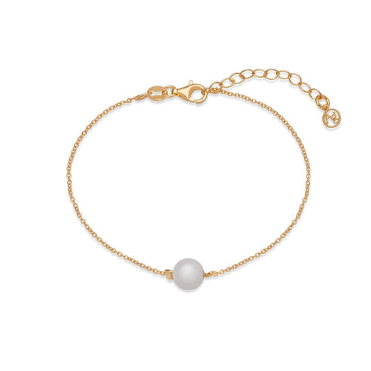 Argento Recycled Gold Classic Pearl Bracelet