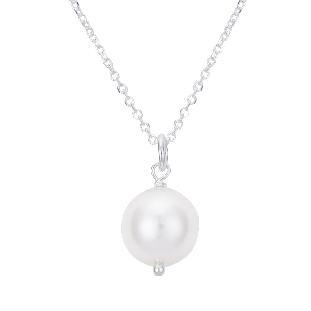 Argento Silver Pearl Necklace