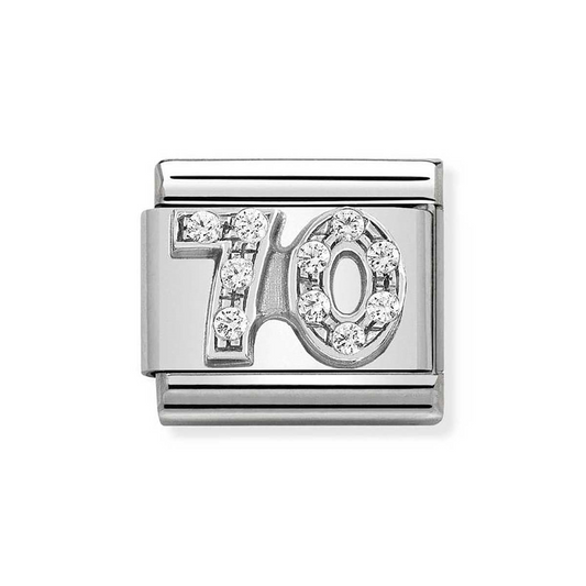 Nomination 70th Birthday Charm