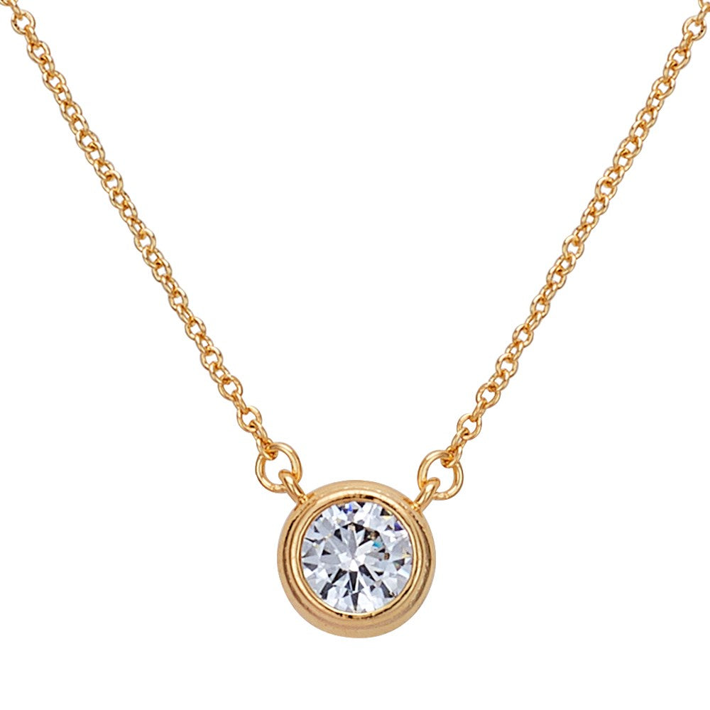 August Woods Gold Petite Halo Necklace