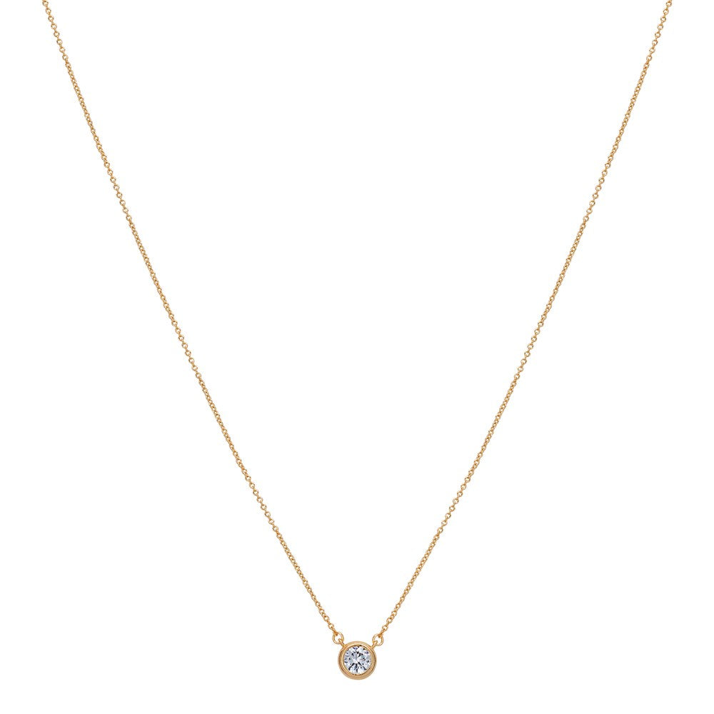 August Woods Gold Petite Halo Necklace