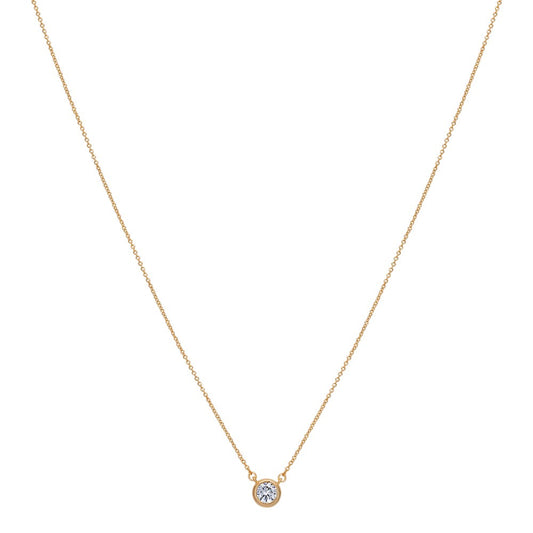 August Woods Gold Petite Halo Necklace