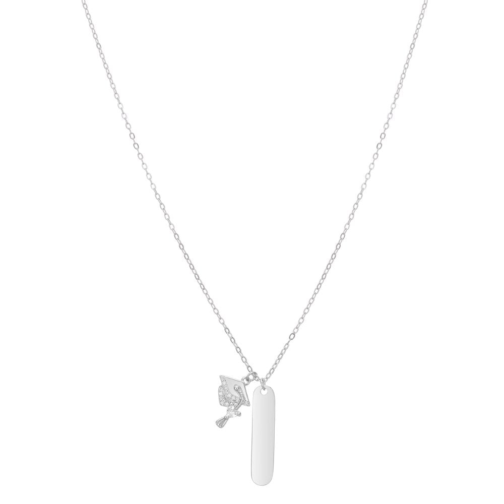 Argento Silver Graduation Necklace