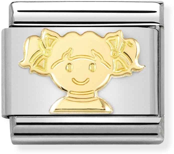 Nomination Gold Girl Charm