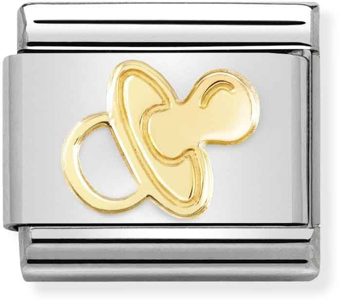 Nomination Gold Pacifier Dummy Charm