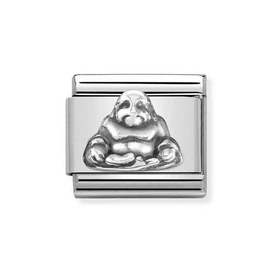 Nomination Silver Buddha Charm