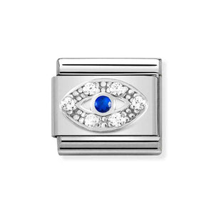 Nomination Silver Evil Eye Charm