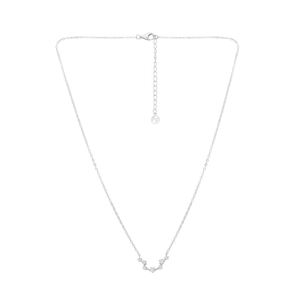 Argento Silver Aquarius Constellation Necklace