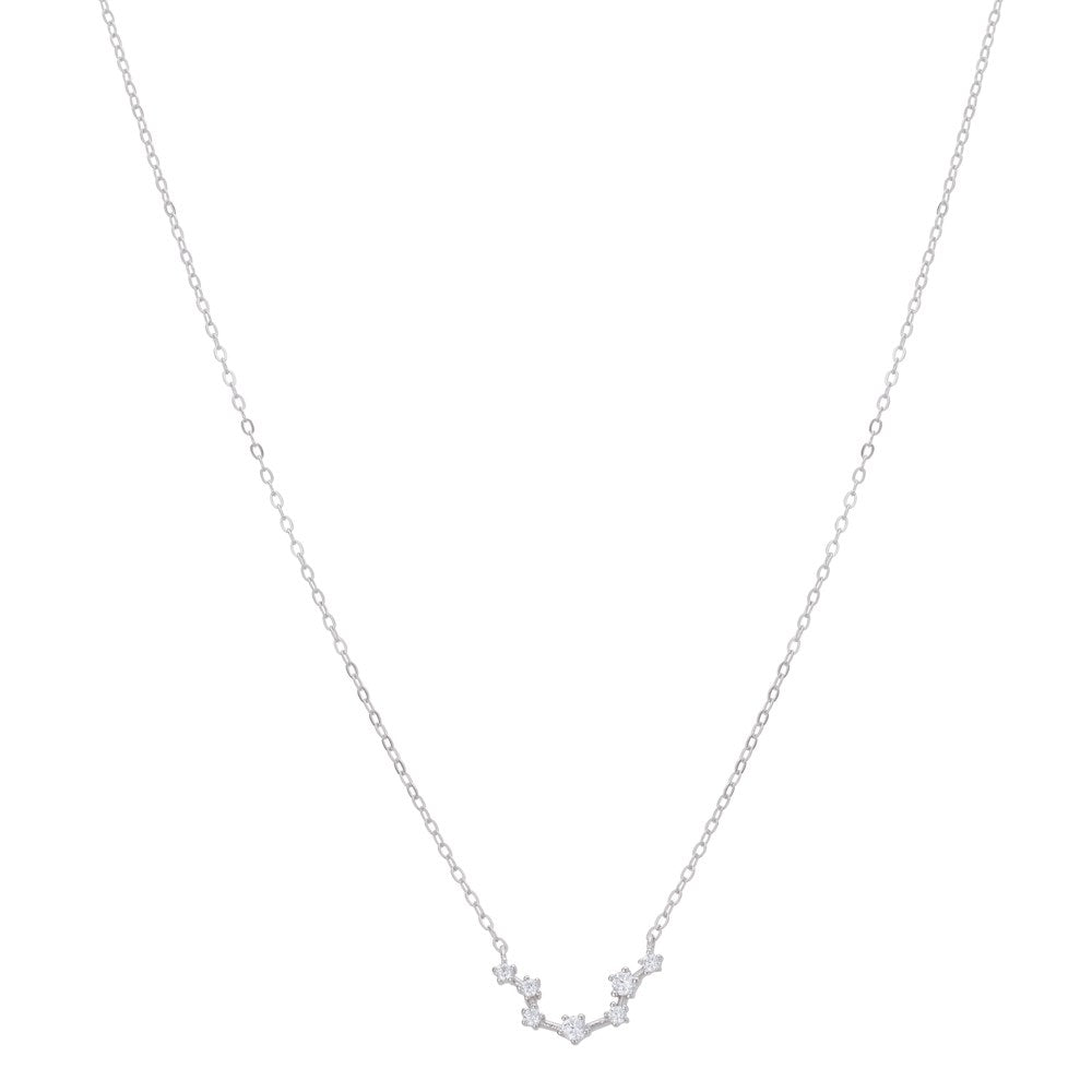 Argento Silver Aquarius Constellation Necklace