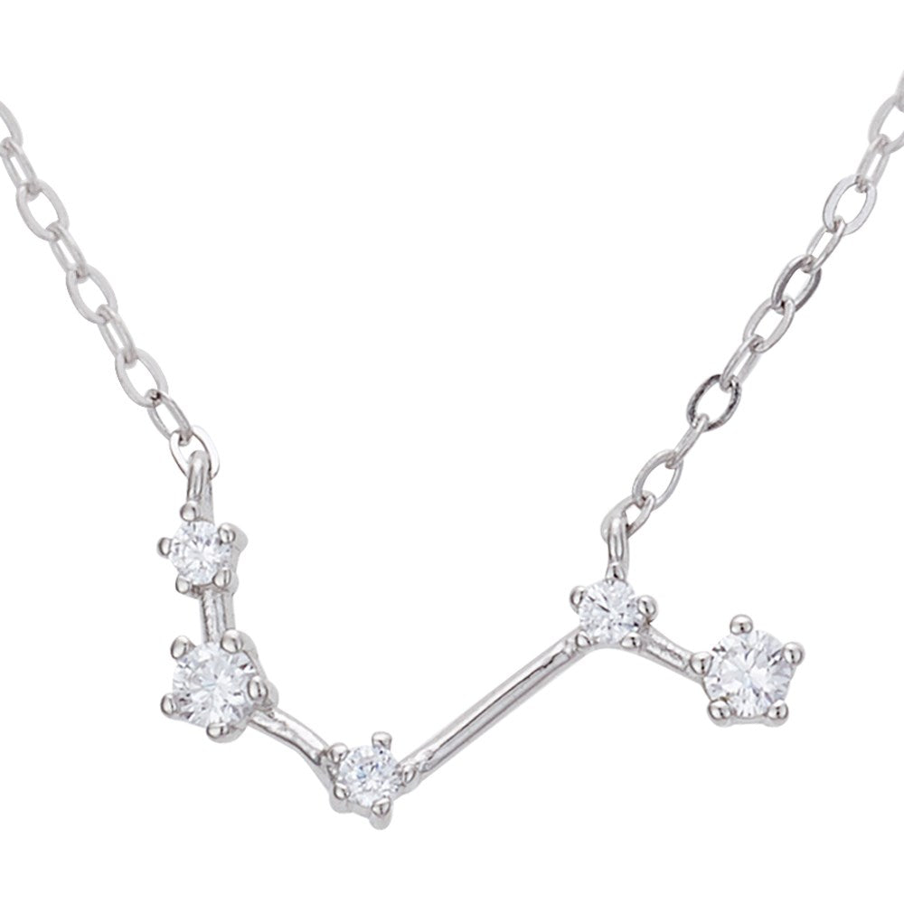 Argento Silver Aries Constellation Necklace