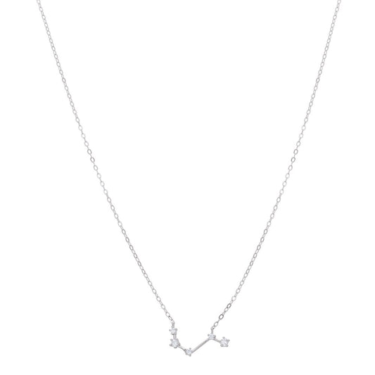 Argento Silver Aries Constellation Necklace