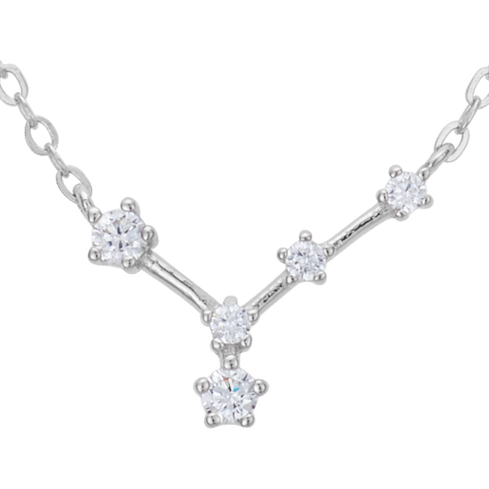 Argento Silver Cancer Constellation Necklace