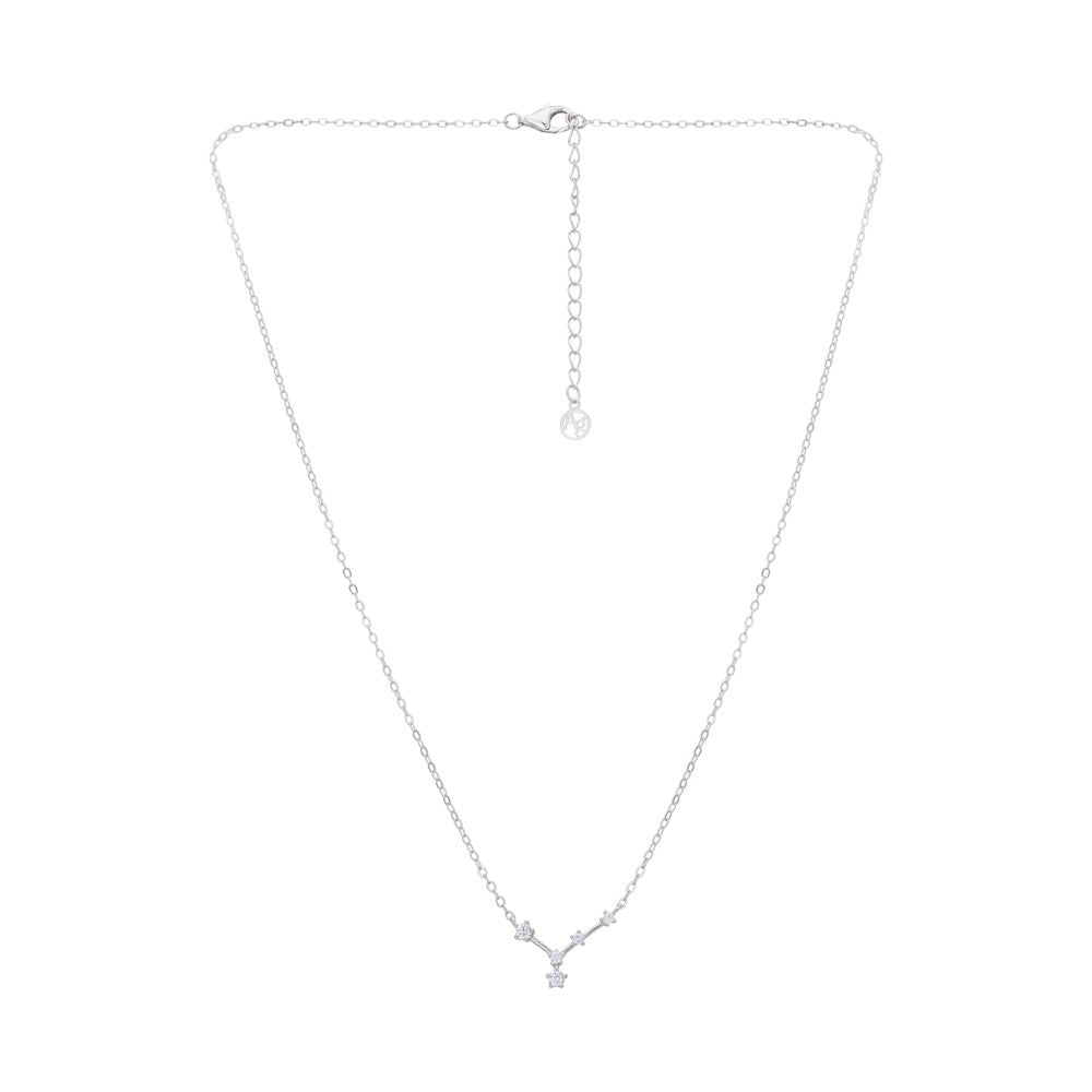 Argento Silver Cancer Constellation Necklace