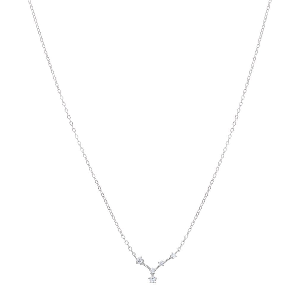 Argento Silver Cancer Constellation Necklace