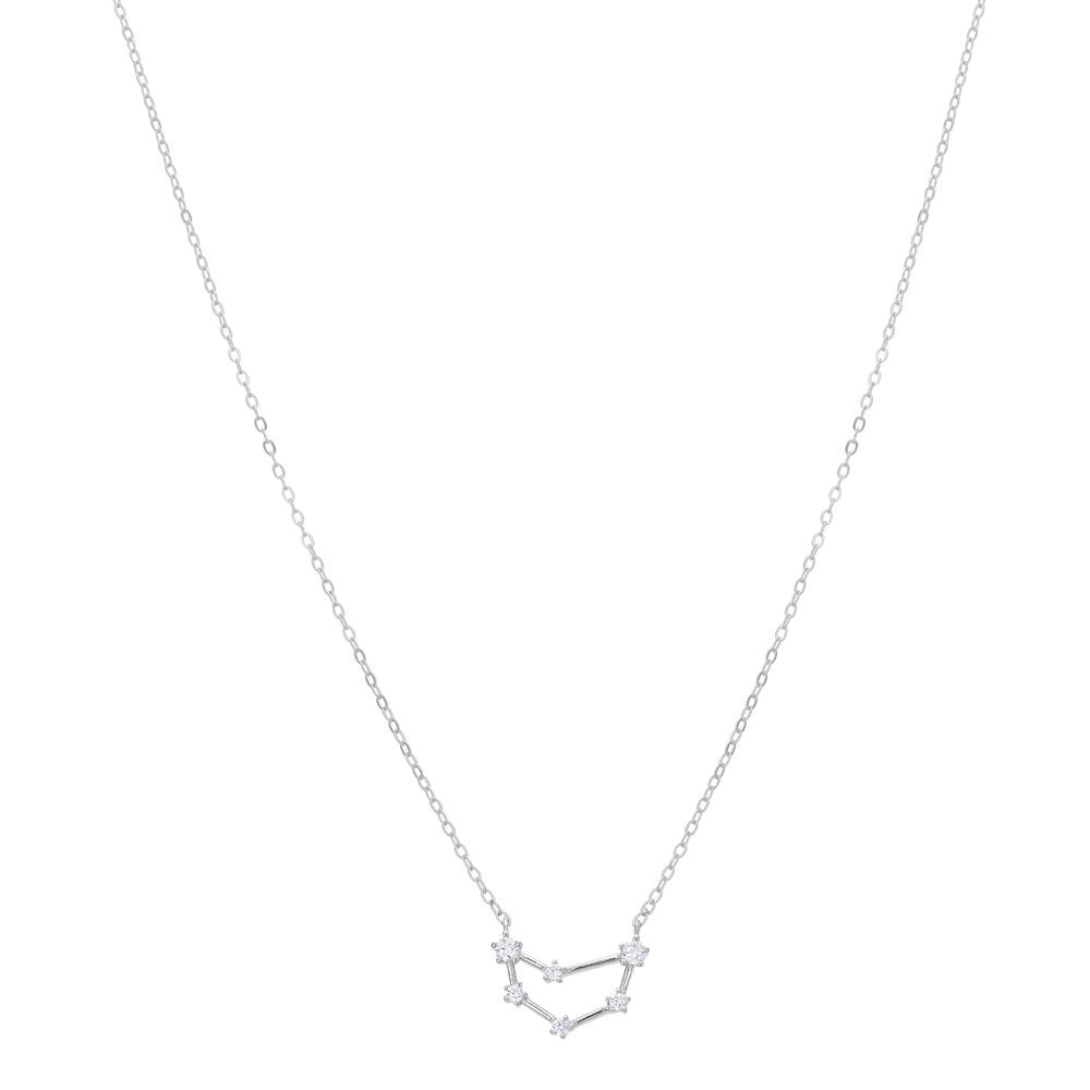 Argento Silver Capricorn Constellation Necklace