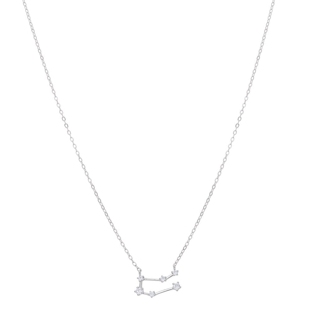Argento Silver Gemini Constellation Necklace