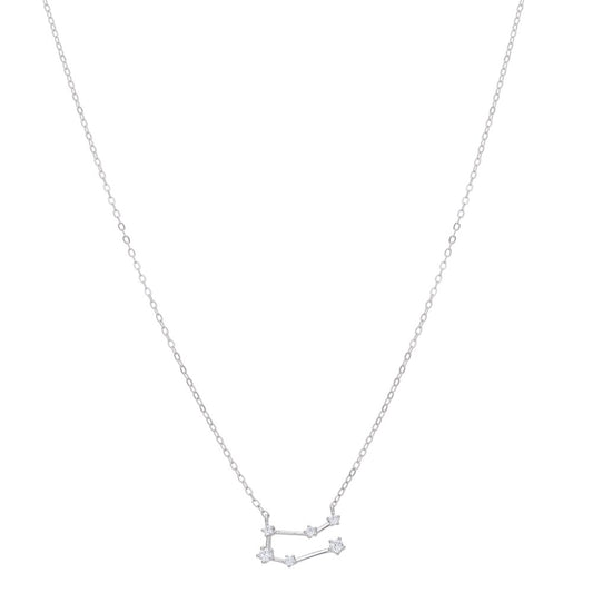 Argento Silver Gemini Constellation Necklace