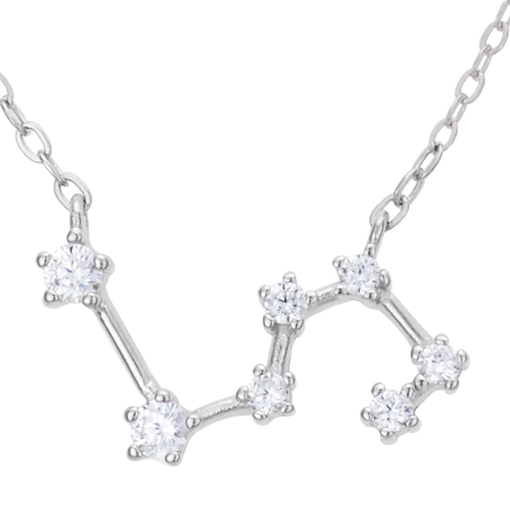 Argento Silver Leo Constellation Necklace