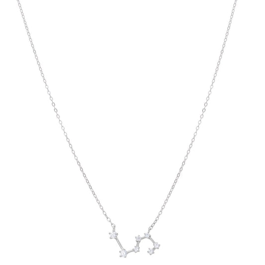 Argento Silver Leo Constellation Necklace